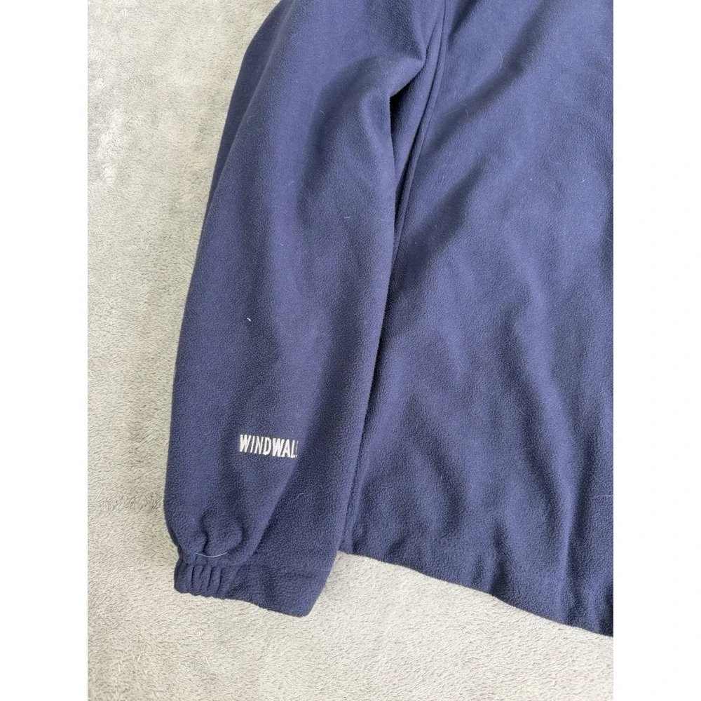 The North Face Windwall Fleece Jacket Men's Size Small Blue Full Zip Outdoor